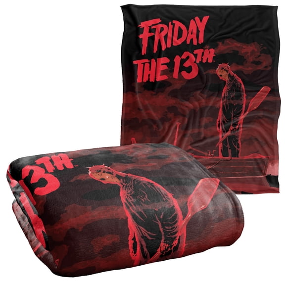 Friday The 13th Blanket, 50'x60', Bloody Boat, Silky Touch Super Soft Throw Blanket