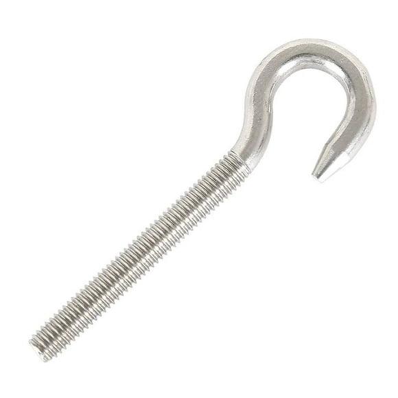 M4 Hook Bolt Screw Ring Hook 304 Stainless Steel High Hardness Steel Hook Bolt Hanging Item Screw Hook For Hanging Chandeliers Crafts 10pcs