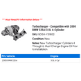 thumbnail image 2 of Turbocharger - Compatible with 2008 BMW 535xi 3.0L 6-Cylinder, 2 of 2