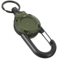 thumbnail image 1 of unbranded Colgante Para Camping Y Senderismo Con Carabiner Y Llaveros Retráctiles Verde Oscuro, 1 of 7