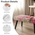 thumbnail image 6 of Jiueut Cardinal Cherry Blossom Print Dining Bench Cover, Washable Bench Seat Protector Cover with Elastic Band Breathable Rectangle Seat Cushion Long Chair Cover for Home Hotel, 6 of 7
