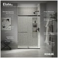 thumbnail image 5 of Kohler 707616-8L-SH 75.5 x 65.62 in. Elate Sliding Shower Door with 0.31 in. Thick Heavy Crystal Clear Glass - Bright Silver, 5 of 7