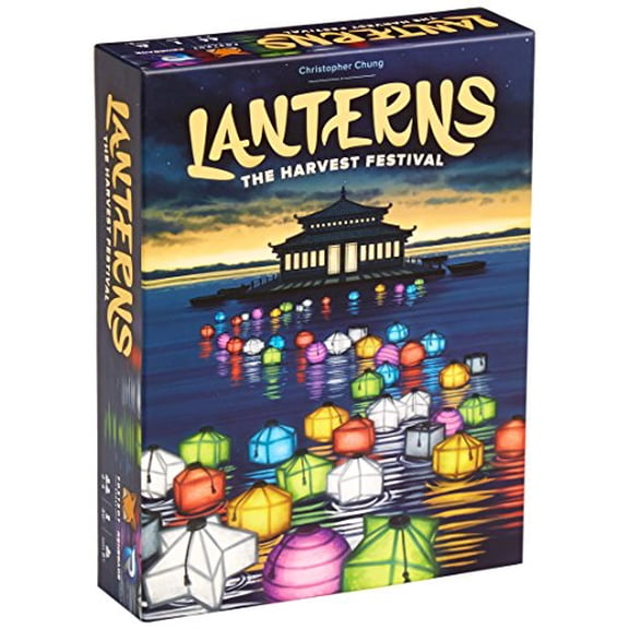 Lanterns: The Harvest Festival, Fast Paced Card Game Set, 2-4 Players, 30 Min Playing Time, Place Tiles to Adorn the Palace Lake with Floating Lanterns, Earn the Most Honor Before the Festival Begins