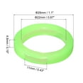 thumbnail image 2 of Uxcell 28mm Silicone Identifier Coding Tags Sleeve Key Cap Rings Cover, Green 10 Pack, 2 of 6