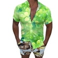 thumbnail image 2 of ZZHZGZ Late July Dark Purple Dress Shirt for Men Male St. Patricks's Day Short Sleeve Shirt Autumn Casual 3D Printing Hawaii Long Sleeve Shirts Tops Fourth of July Red Dress Shirt for Men L, 2 of 5