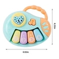 thumbnail image 3 of onlyliua para Interior/Exterior Piano Electrification And Música Ligera para Niños y Bebés, Juegos de Entrenamiento de Agarre, Aplausos, Rompecabezas de Piano, Juegos de Educación Temprana, 3 of 7