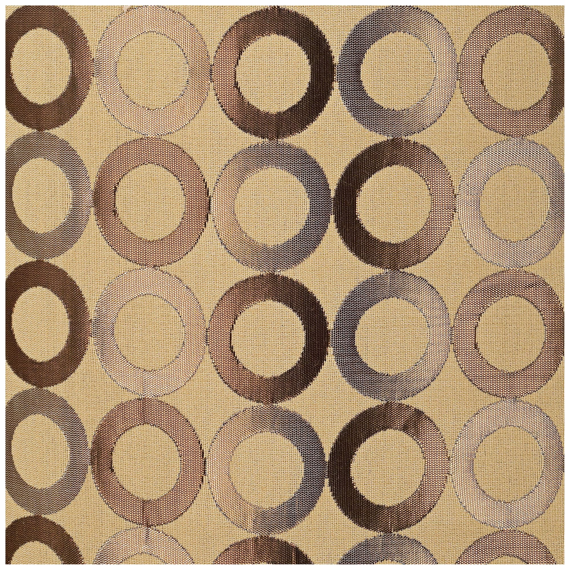 Springcrest Copper Circles Medium Drum Lamp Shade 13" Top x 14" Bottom x 11" High (Spider) Replacement with Harp and Finial