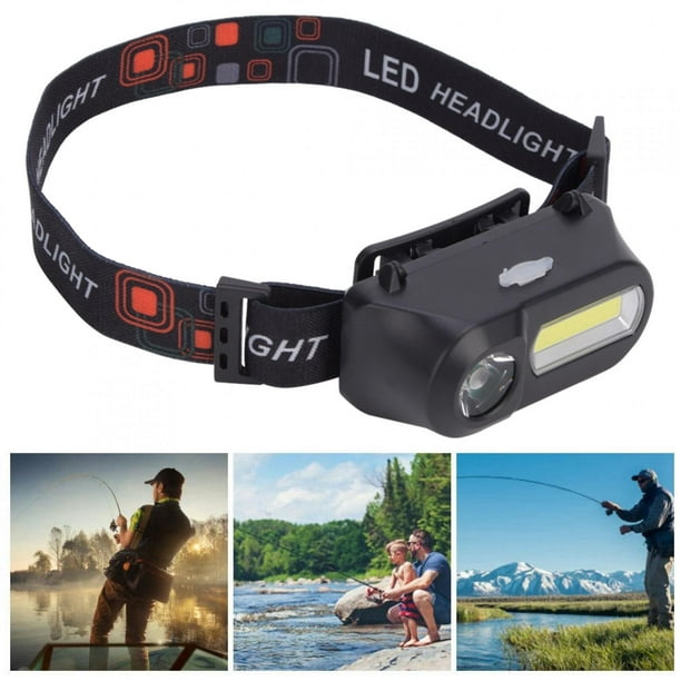 SHAR Outdoor Multi Function USB Charging Head Lamp Head Mounted Flashlight  for Camping Fishing Cycling 