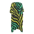 thumbnail image 3 of SCRAWLGOD Zebra Print Kimono Swimsuit Cover Up for Women Loose Open Front Swimsuit Coverup Casual Beach Cover Up, 3 of 6