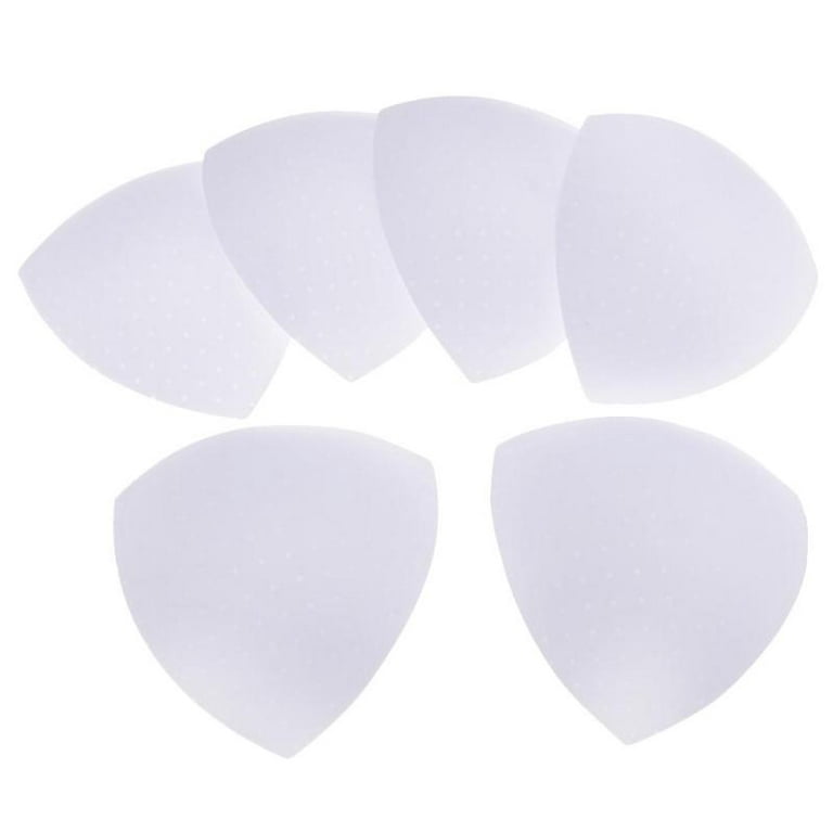 3 Pairs Bra Pads Inserts, Push up Breathable Triangle Women Foam Bra Insert  for Sports Swimsuit Repments Cup Skin Color
