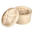 thumbnail image 2 of Vaporera de Bambú para Cocina China - Utensilio de Cocina Tradicional para Arrocera, 2 of 5