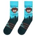 thumbnail image 6 of Cool Socks Bob Ross Bob Ross Painting Quote Artist Portrait Novelty Crew Socks Medium Size Funny, 6 of 6