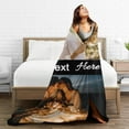 thumbnail image 5 of Custom Blanket with Picture Text Customized Blankets with Photos Customizable Personalized Blankets and Throws for Adult Kid Birthday Christmas Valentines Day Memorial Gift,, 5 of 6