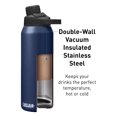thumbnail image 3 of CamelBak Chute Mag Botella de agua de acero inoxidable con aislamiento al vacío, 20 oz, color azul marino, 3 of 5