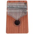 thumbnail image 2 of 17-Tone Kalimba Portable Sapele Thumb Piano with Hammer Beginner Musical Instrument, 2 of 4