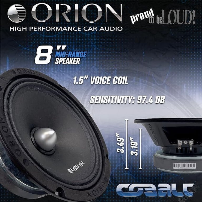Orion Cobalt Series CMB85PRO - Altavoces De Bajo Medio
