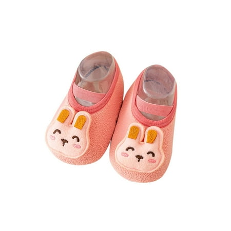

Youmylove Autumn Boys Girls Children Socks Shoes Non-Slip Indoor Floor Baby Sports Shoes Warm Comfortable Cute Panda Flower Rabbit Cute Footwear