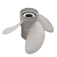 thumbnail image 3 of Propeller 10 1/4x14 for YAMAHA Outboard 3 Blades Aluminum Prop 13 Tooth RH OEM NO:6H5-45958-00-00 10.25x14, 3 of 4