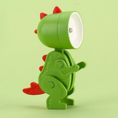

Cartoon Mini Night Light DIY Dinosaur Night Light LED Desk Lamp Portable Adjustable Night Light Eye-Protection for Girls Boys Gift