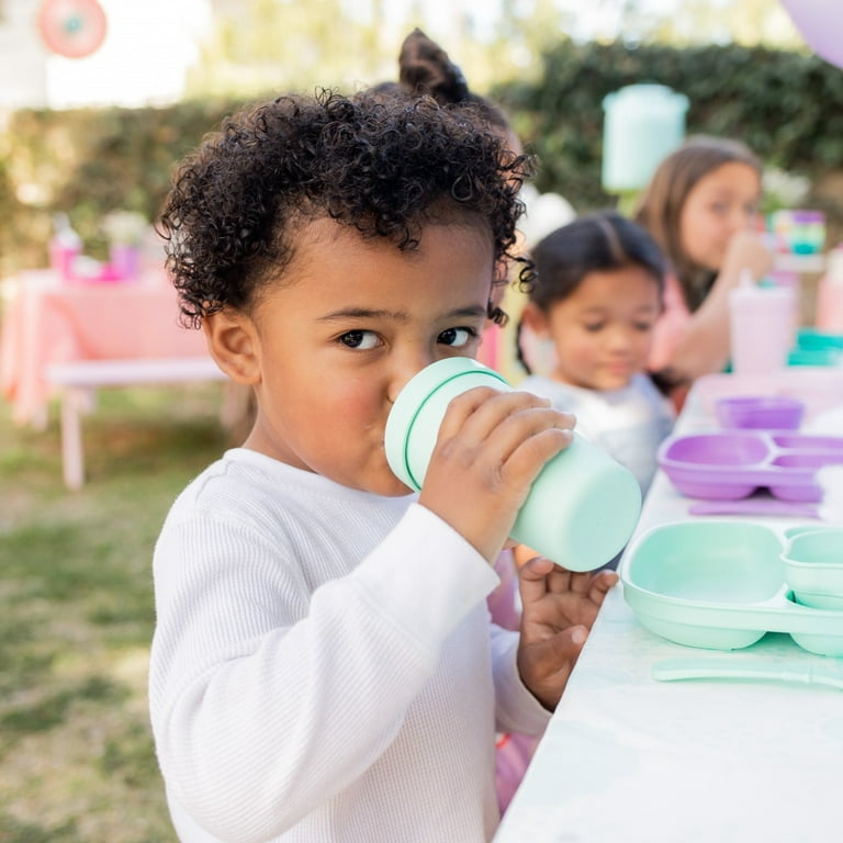 RE-PLAY 2 10 oz No Spill Sippy Cups for Kids Party Recycled Plastic Durable