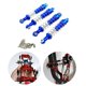 thumbnail image 5 of amortiguador 4 PCS RC Amortiguador para MN D90 D91 99S WPL C14 C24 1:12 RC Car - Azul Azul Magideal amortiguador, 5 of 6