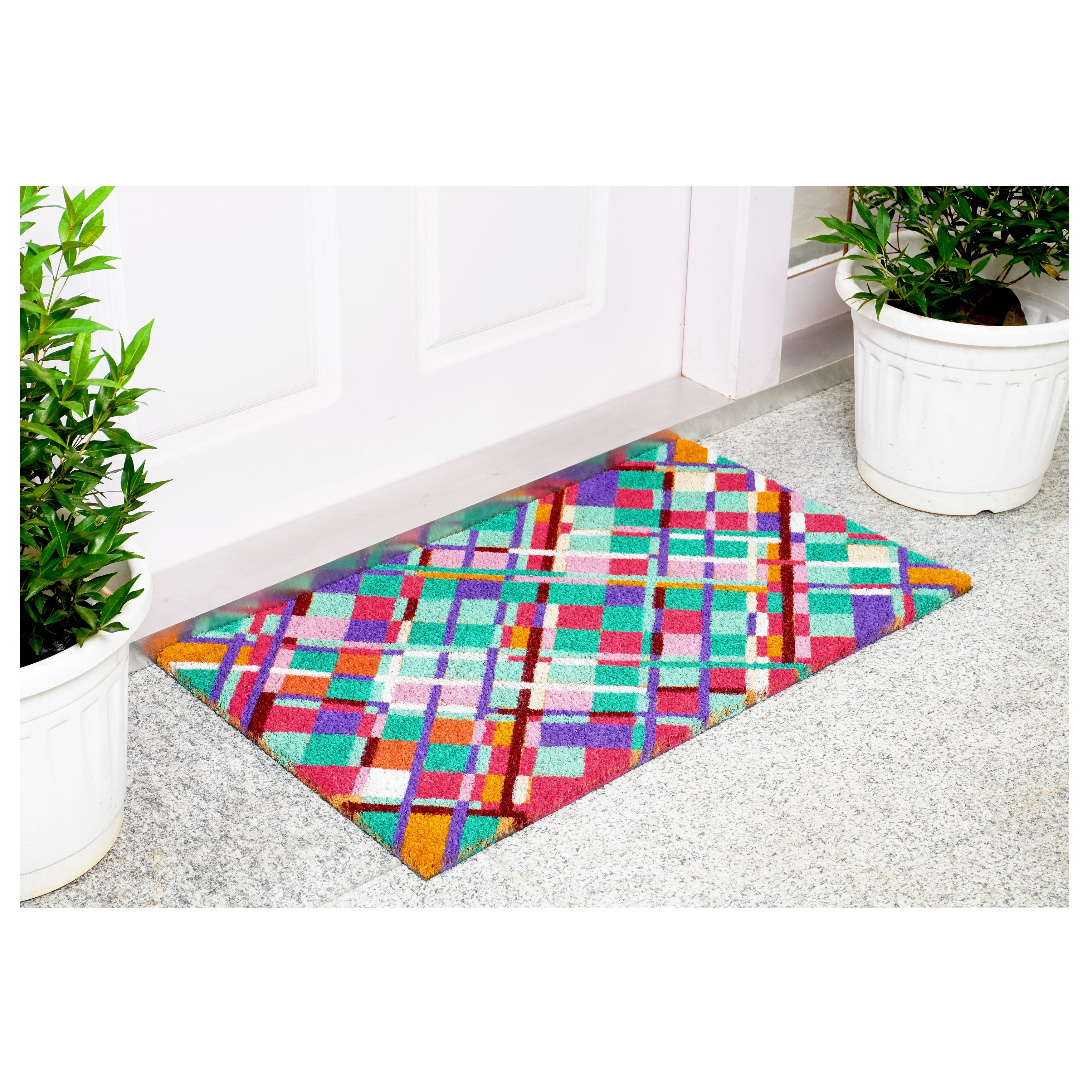 Calloway Mills 107641729 Jazzy Abstract Hello Doormat 17" x 29"