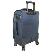 Dejuno Executive DJL 3-Piece Spinner Luggage Set With USB Port - Navy