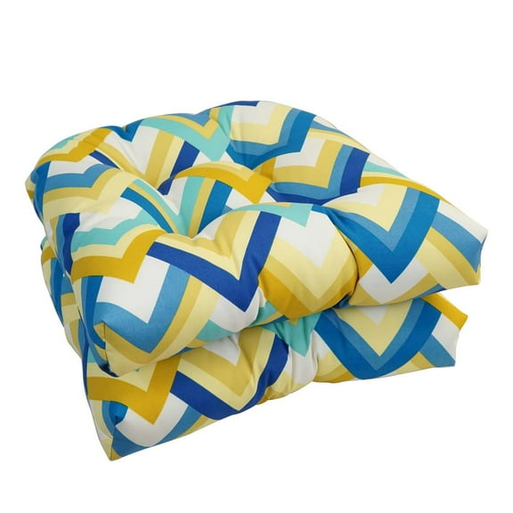 Blazing Needles 19-inch U-Shaped Dining Chair Cushions (Set of 2) 93184-2CH-OD-184