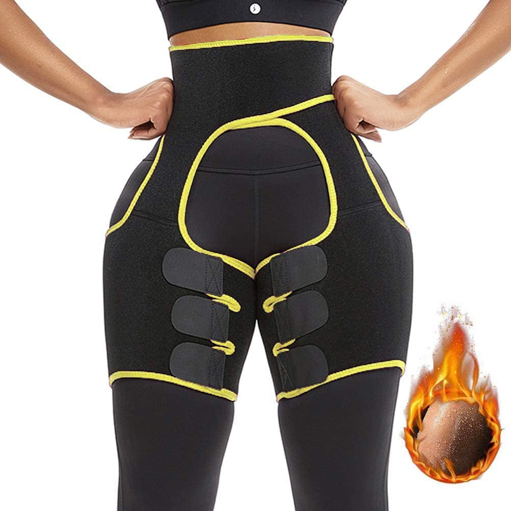 Waist and Thigh Trainer Viral Body Waist and Thigh Trimmer with Butt Lifter Premium 3-in-1 Waist Trimmer and Thigh Shaper 