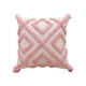 thumbnail image 1 of Nvzi Funda de almohada bordada estilo granja con diseño de borlas étnicas bohemias, cojín grueso para sofá, mesita de noche, oficina, con mechones de 17 x 17 pulgadas (03), 1 of 4
