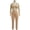 APRICOT, variant on Women Fashion 2 Piece Pant Set Sleeveless Vest Crop Top And High Waist Skinny Pants Party Club Sexy Chic Outfits 2024 Streetwear
