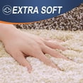 thumbnail image 4 of Carpet,Bathroom Rug Mat 24x16 Extra Soft And Absorbent Microfiber Bath Rugs Non Slip Plush Shaggy Bath Carpet Machine Wash Dry Bath Mats For Bathroom Floor Tub And Shower Brown, 4 of 8