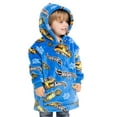 thumbnail image 6 of Hot Wheels Holiday Toddler Boys Cozy Hoodie with Faux Shearling Lining, Sizes 12M-5T, 6 of 8