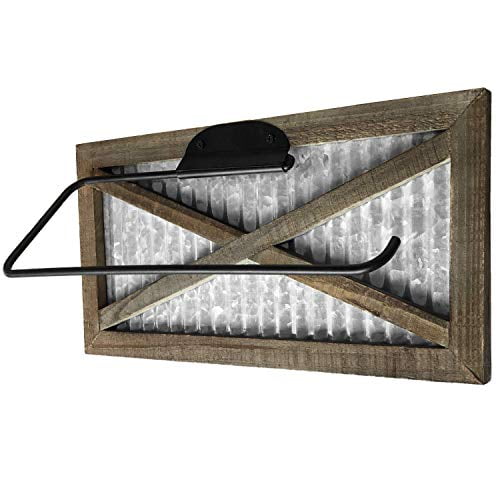 Autumn Alley Rustic Barn Door Paper Towel Holder Country Home Decor