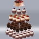 thumbnail image 3 of Bearachild Soporte acrílico de gran capacidad para cupcakes con luz LED para cumpleaños, barra de dulces, fiesta, prueba de óxido Kits de decoración para fiestas, 3 of 6