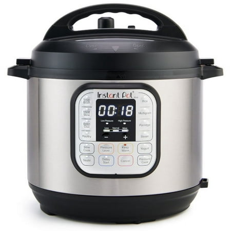 Instant Pot Duo 7-in-1 Electric Pressure Cooker, Slow Cooker, Rice Cooker, Steamer, Sauté, Yogurt Maker, Warmer & Sterilizer, Includes Free App with over 1900 Recipes, Stainless Steel, 3 Quart