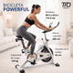 thumbnail image 3 of Bicicleta Fija TIO Powerful Spinning Con Resistencia Ajustable, Monitor De Pulso Y Soporte Para Tablet, 3 of 8