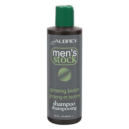 Aubrey Mens Stock Ginseng Biotin Shampoo & Scalp Energizer | Formula For Thicker