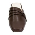 thumbnail image 2 of PEERAGE Claudia Women's Wide Width Dress Casual Leather Mules, 2 of 10