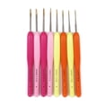 thumbnail image 3 of WHAMVOX Multi Color Plastic Handle Metal Head Crochet Hooks for Creating Beautiful Patterns 1 0 mm to 2 75 mm, 3 of 7