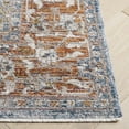thumbnail image 3 of Safavieh Heirloom Fenton Oriental Polyester Runner Rug, Gray/Blue Rust, 2' x 8', 3 of 10