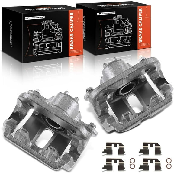 A-Premium Disc Brake Caliper Assembly with Bracket Compatible with Acura TL 2009-2014 Rear Side 2-PC