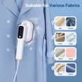 thumbnail image 2 of FOUKUS Travel Steamer for Clothes Portable Mini Handheld Steamer: 1400W Powerful Steam Iron, 2 in 1 Garment Steamer with 6 Modes, Wrinkle Remover for Home Office Travel Clothing, 2 of 7