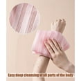 thumbnail image 6 of Exfoliating Shower Towel, Bath Cloth Exfoliating, Exfoliating Towel, Back Exfoliator Towel, Travel Friendly and Quick Drying, for Men and Women, 6 of 7