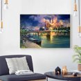 thumbnail image 4 of DIY pintura al óleo por números Notre Dame de Paris cuadro pintado a mano Kit de decoración del hogar Likrtyny decoración de arte, 4 of 9