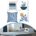 thumbnail image 4 of Funda de almohada estilo simple con líneas impresiones geométricas, cubierta de cojín para sofá, 4 of 5