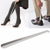 Meigar 23 Metal Shoe Horn with Long Handle Stainless Steel Shoes Remover Shoehorn Shoe Care & Accessories for Women Men Dress Shoe Sneaker Boots