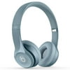 Restored Dre Beats Solo 2 Wired On-Ear Headphones, Glossy Grey (Refurbished)