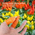 thumbnail image 4 of 5X Cuchillo de Pulgar de Silicona para Jardinería con Cunas de Dedo Selector de Cuchillo de Pulgar para Frutas Vege-L, 4 of 8