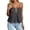 v#26Grey110, variant on Womens Tank Tops Flowy Camisole Solid Color V Neck Spaghetti Strap Open Back Waist Draping Relaxed Fit for Summer Training Cute Tops,Black,L